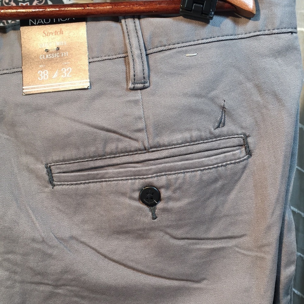 Nautica classic fit soft twill trouser - Picture 7 of 10